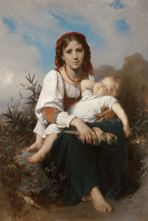 La Soeur Gardienne by Léon-Jean-Basile Perrault