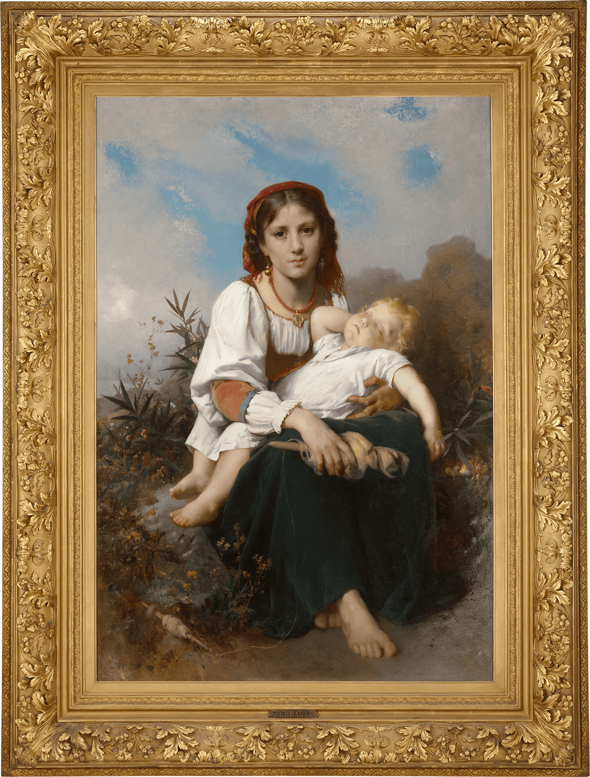 La Soeur Gardienne by Léon-Jean-Basile Perrault