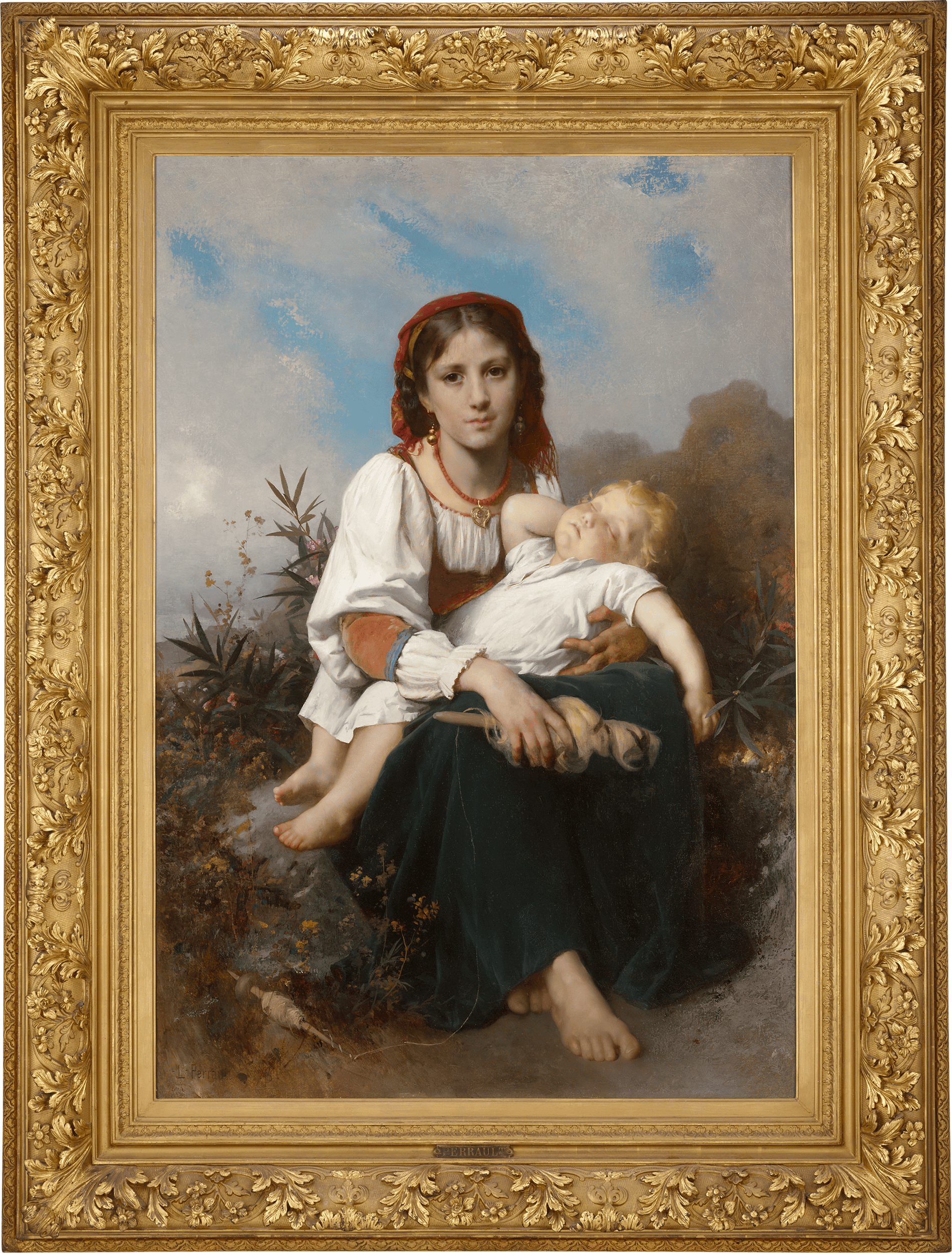 La Soeur Gardienne by Léon-Jean-Basile Perrault