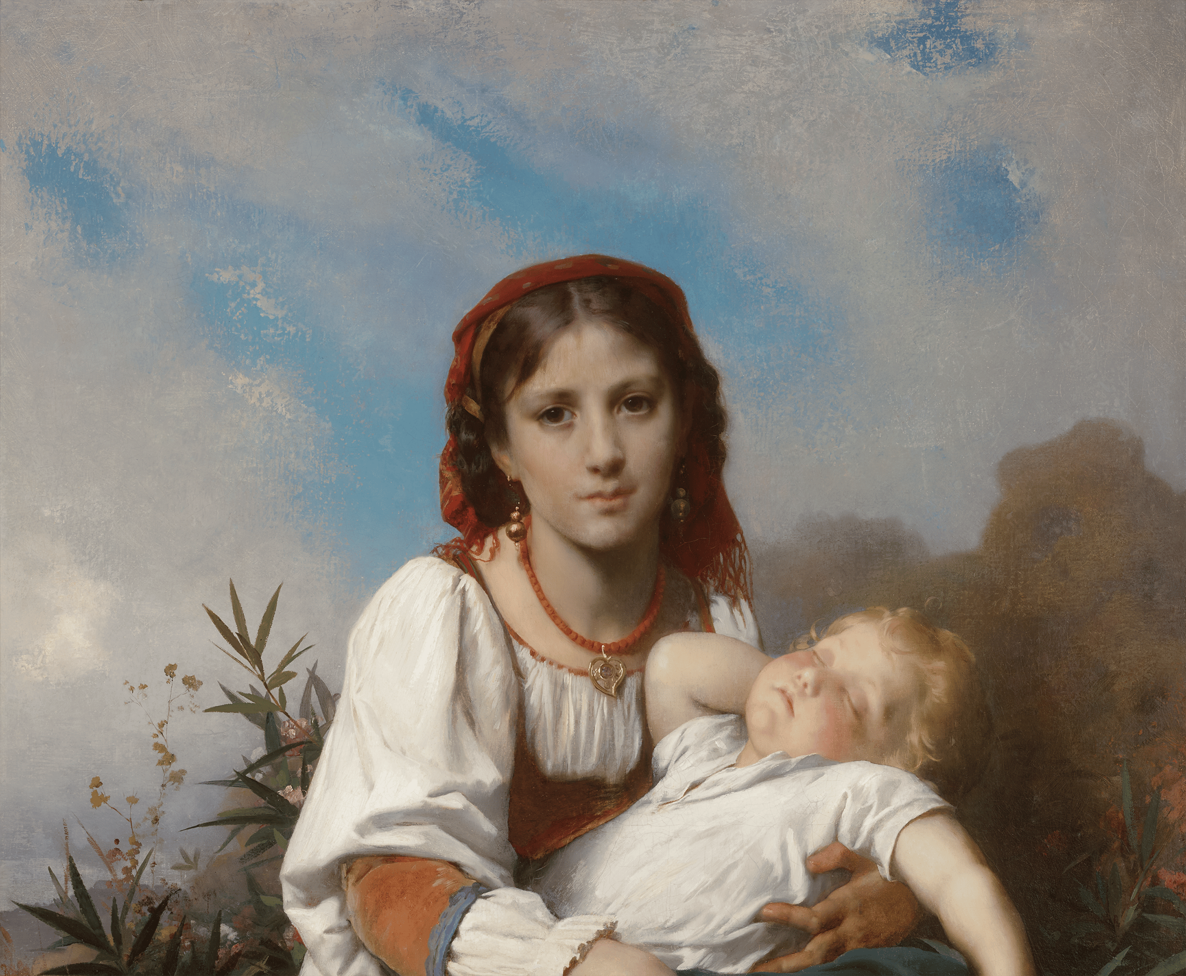 La Soeur Gardienne by Léon-Jean-Basile Perrault