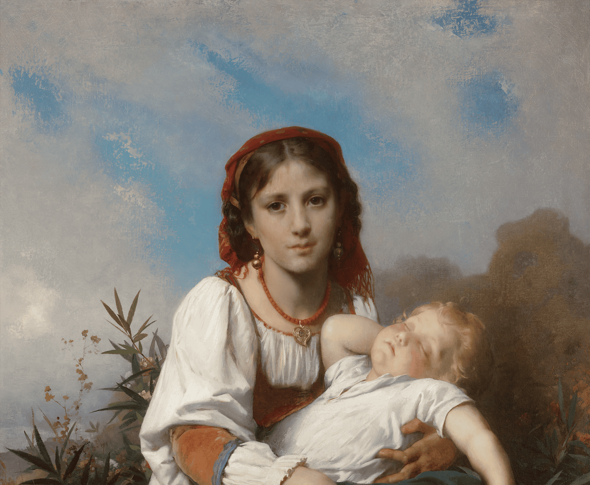 La Soeur Gardienne by Léon-Jean-Basile Perrault