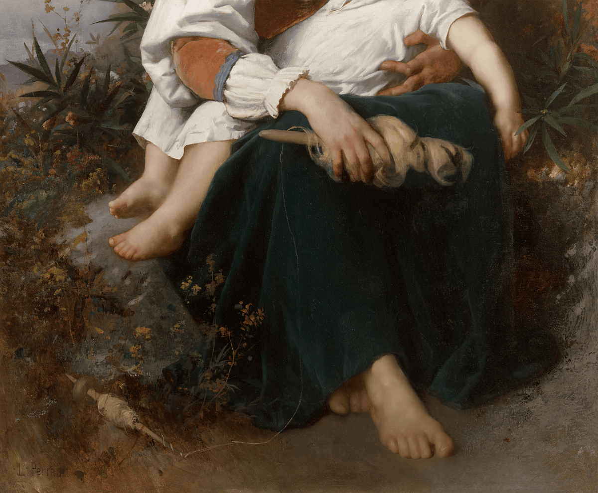 La Soeur Gardienne by Léon-Jean-Basile Perrault