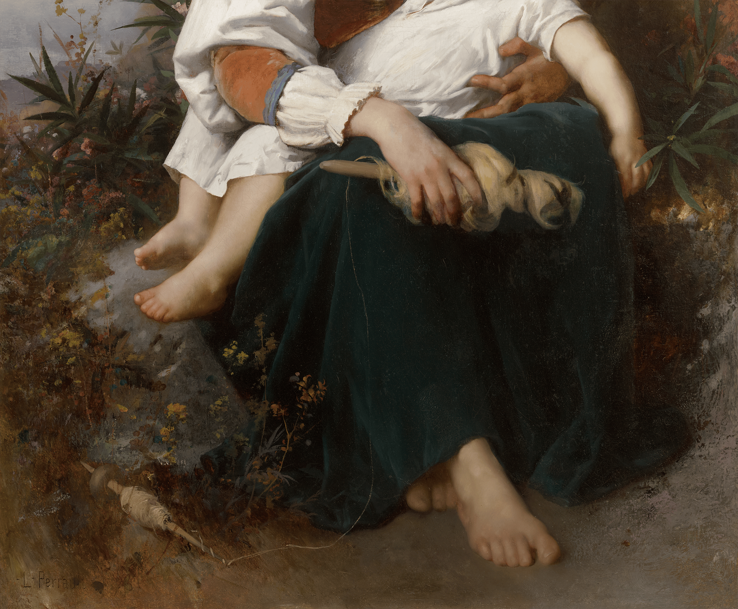 La Soeur Gardienne by Léon-Jean-Basile Perrault