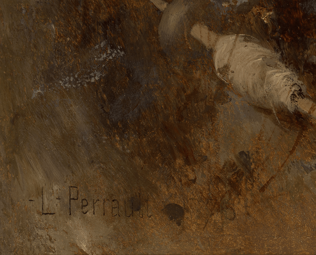 La Soeur Gardienne by Léon-Jean-Basile Perrault