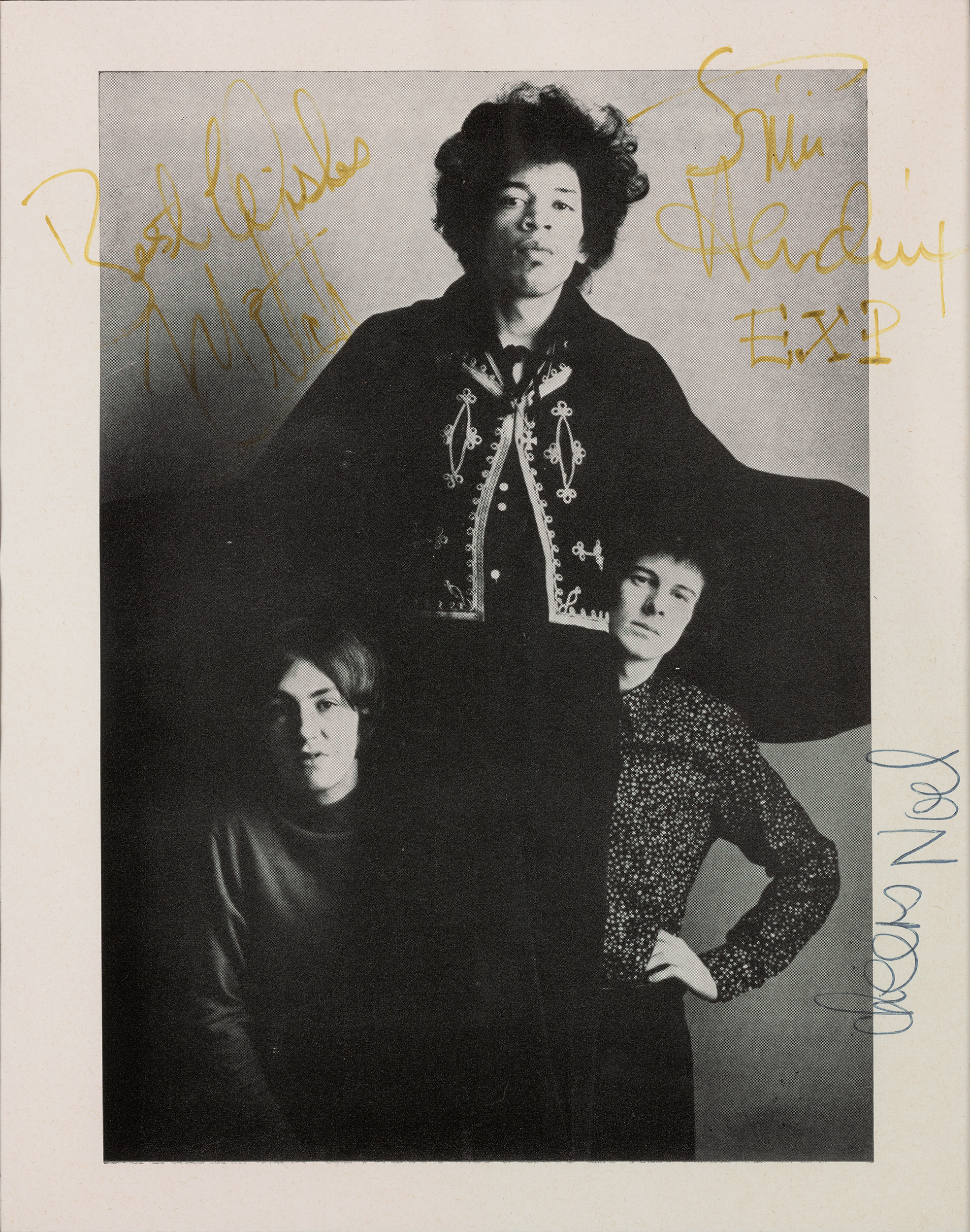 The Jimi Hendrix Experience Signed Photograph