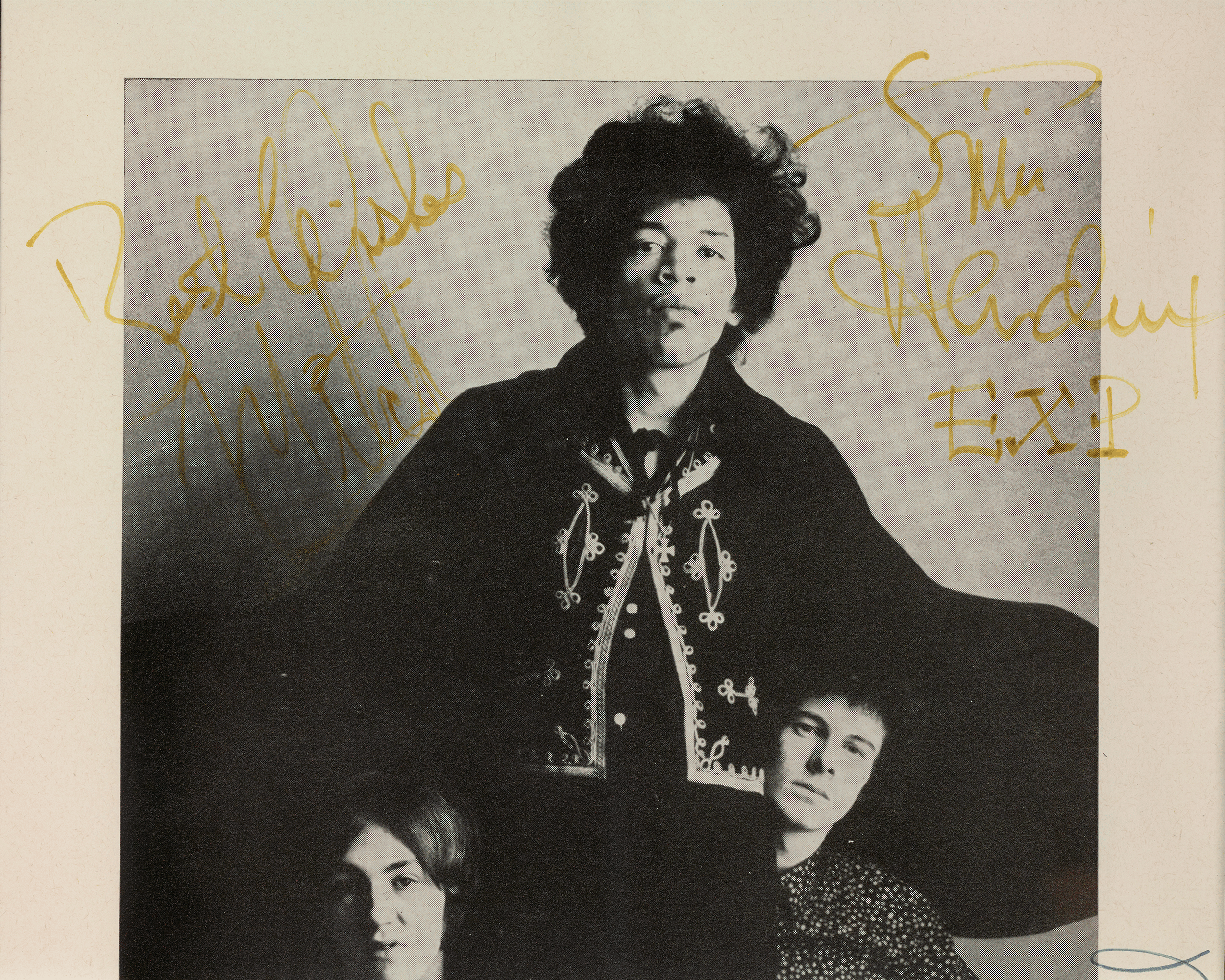 The Jimi Hendrix Experience Signed Photograph