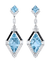 Raymond Yard Lozenge-cut Aquamarine Earrings, 11.02 Carats