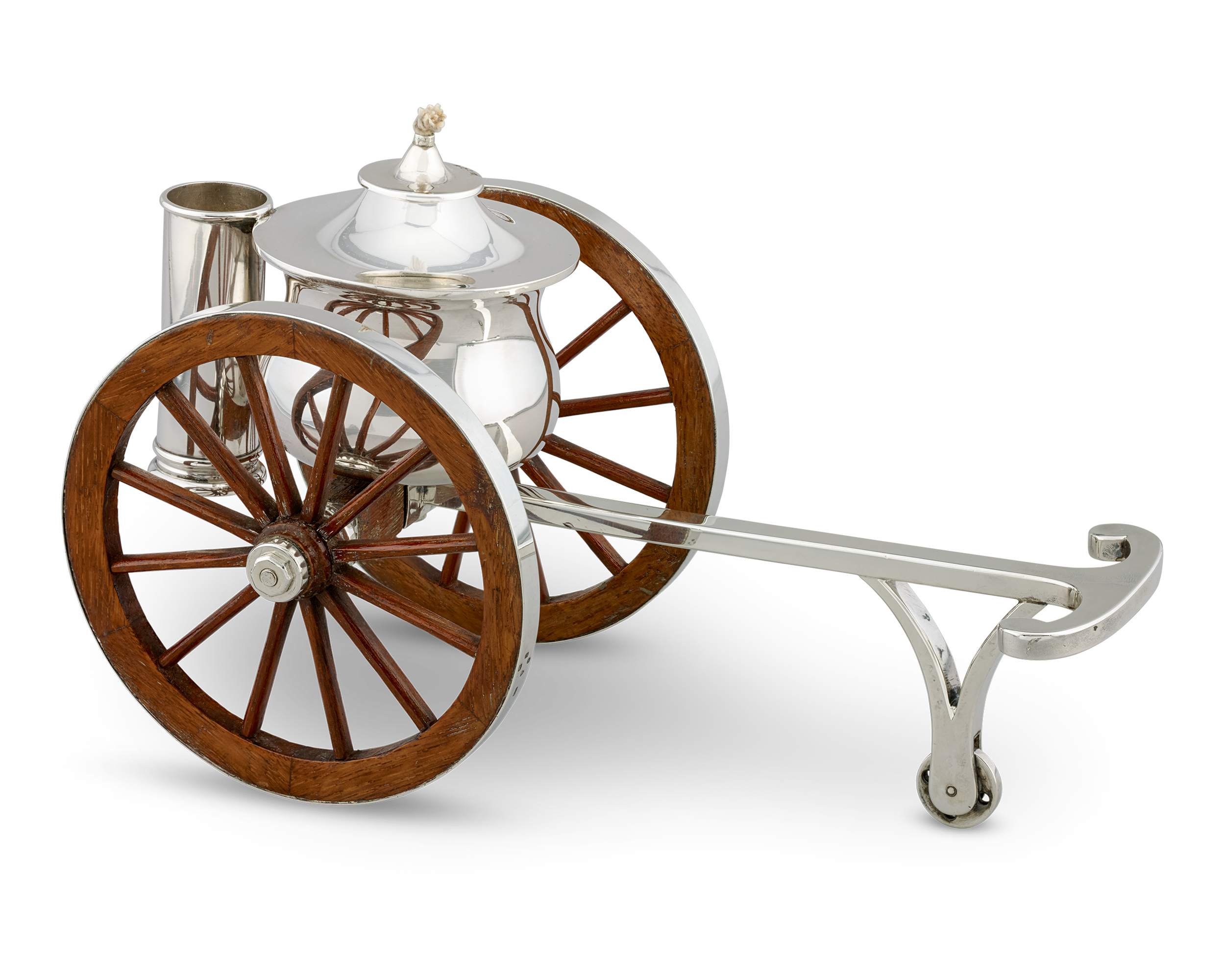 Victorian Silver Smoking Carriages by E. H. Stockwell