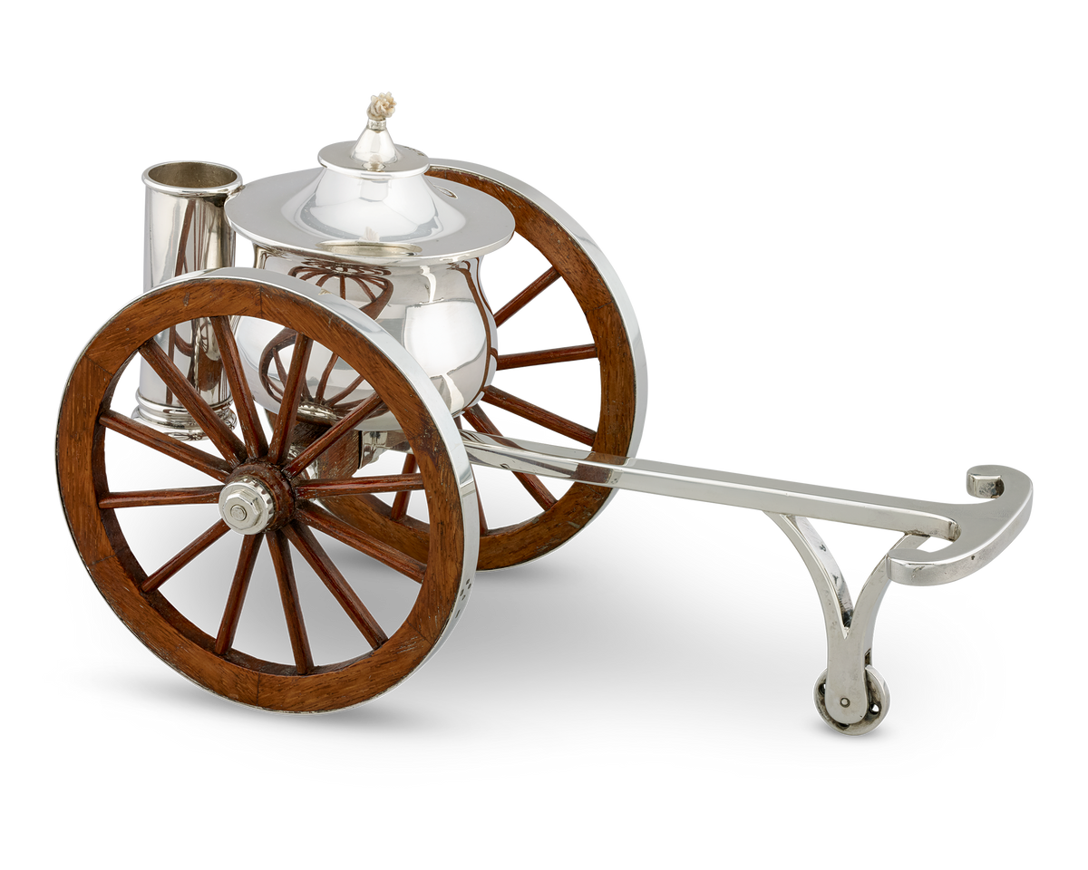 Victorian Silver Smoking Carriages by E. H. Stockwell