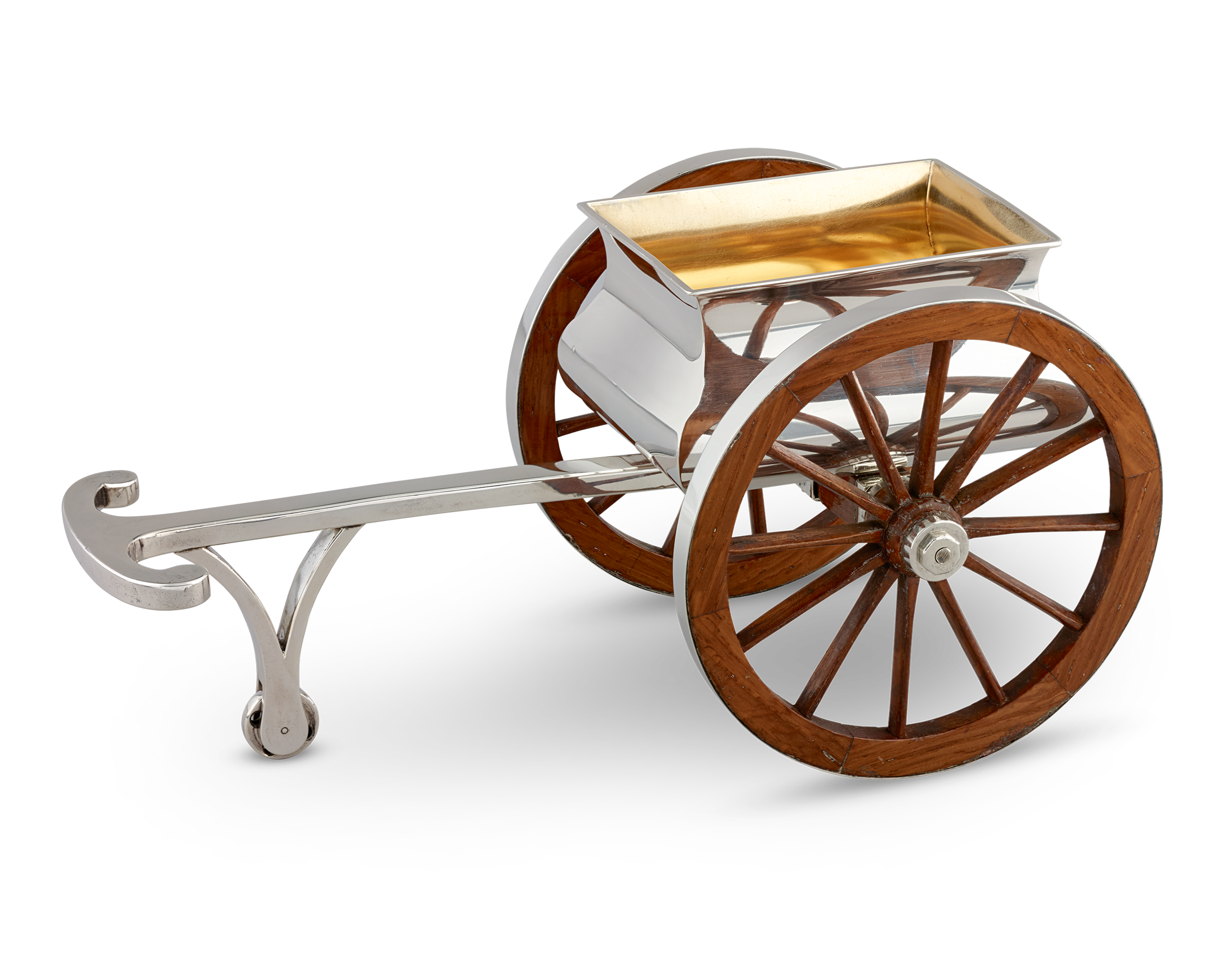 Victorian Silver Smoking Carriages by E. H. Stockwell