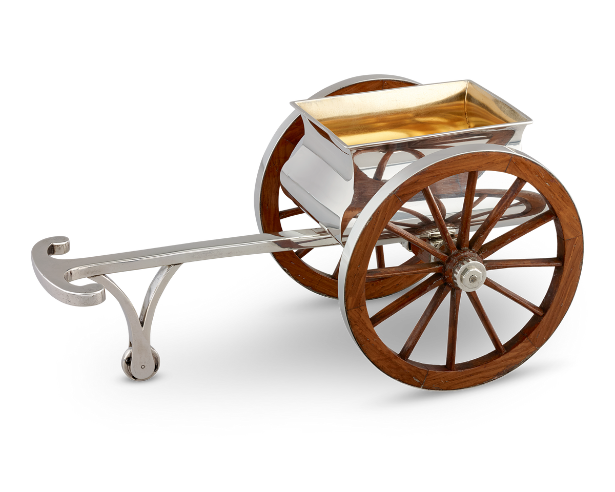 Victorian Silver Smoking Carriages by E. H. Stockwell