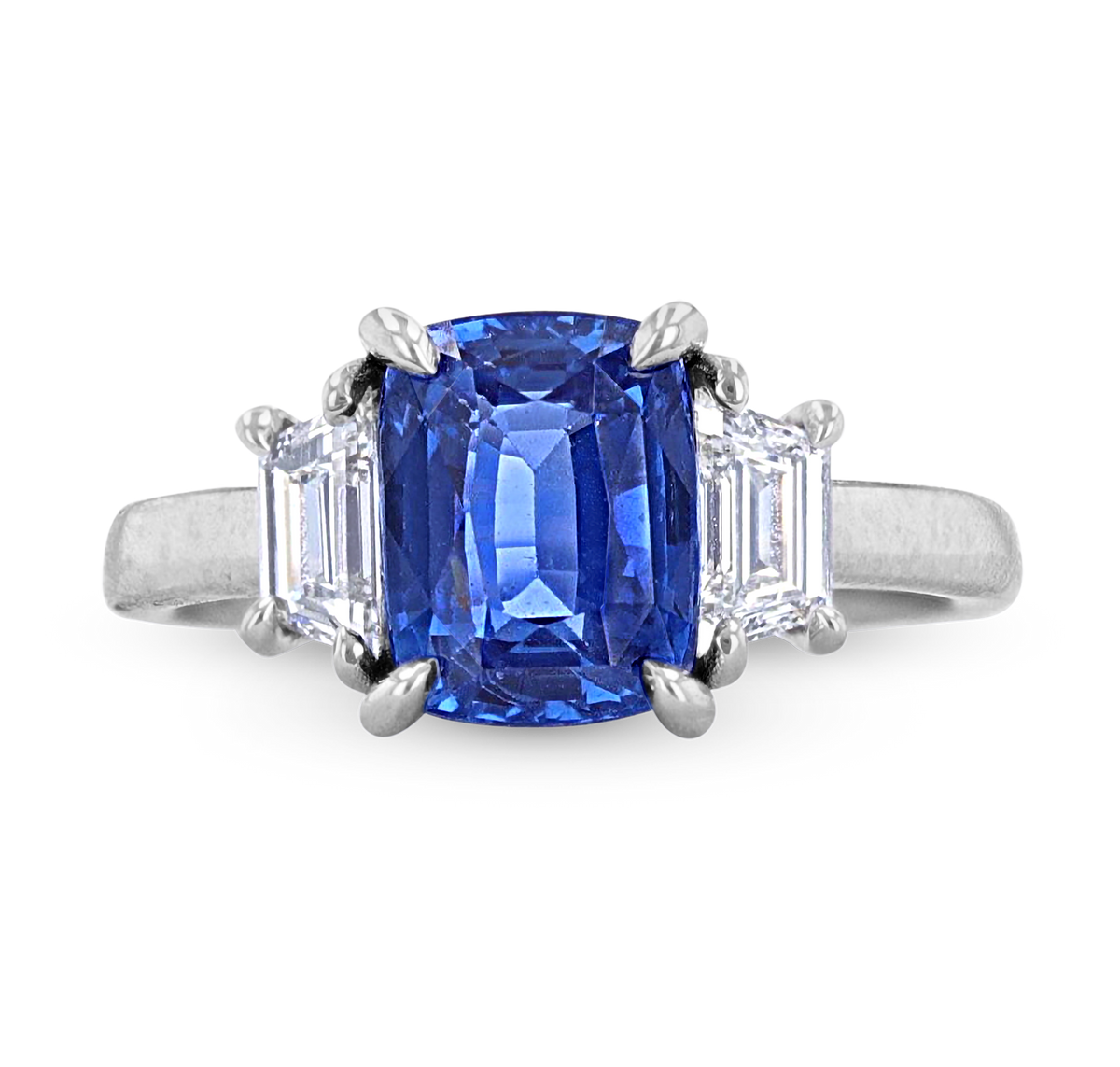 Sapphire Ring, Unheated, 3.13 Carats