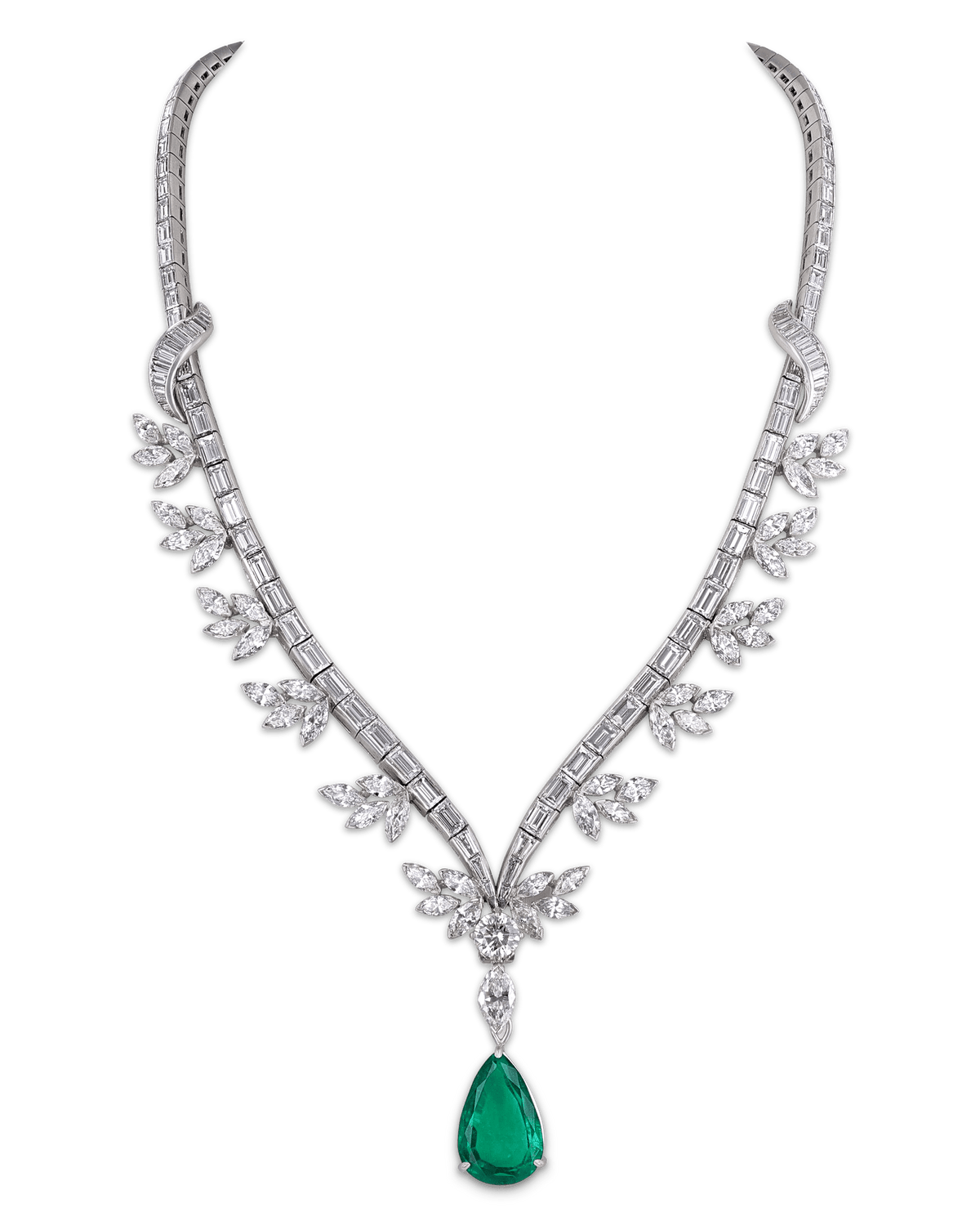 Colombian Emerald Necklace, 7.58 Carats