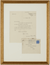 Winston Churchill De Gaulle Presentation Letter
