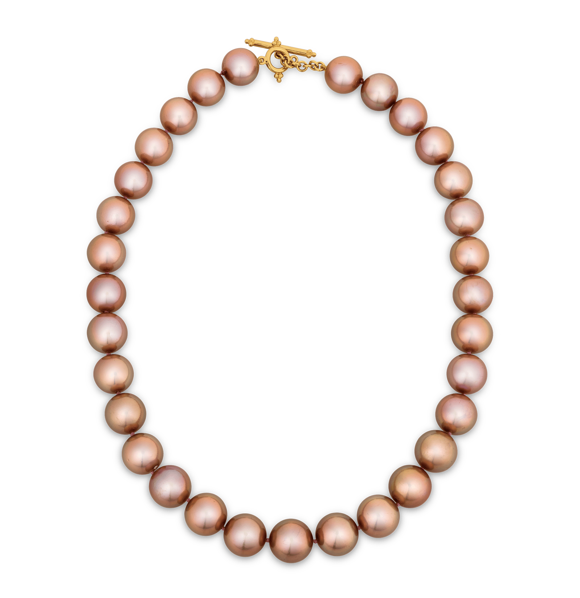 Edison Purple Pearl Necklace