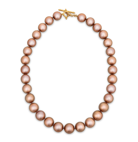 Edison Purple Pearl Necklace