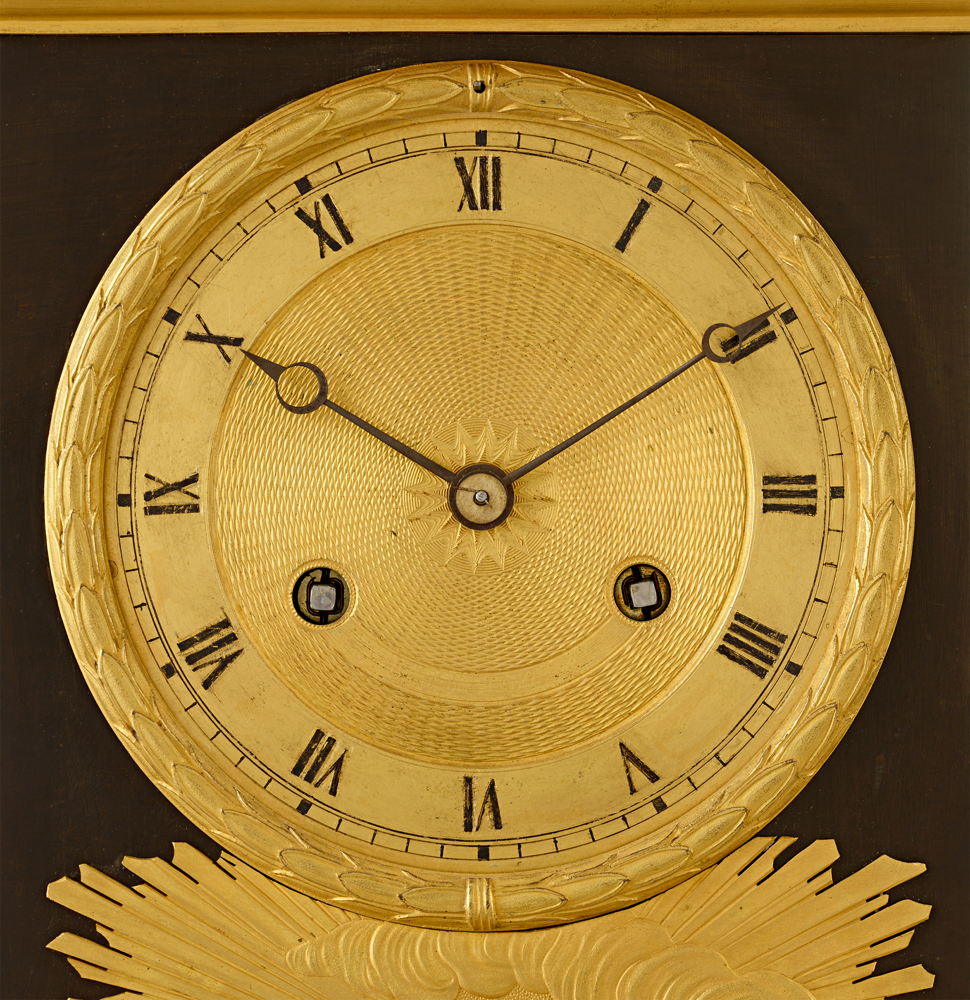 French George Washington Mantel Clock