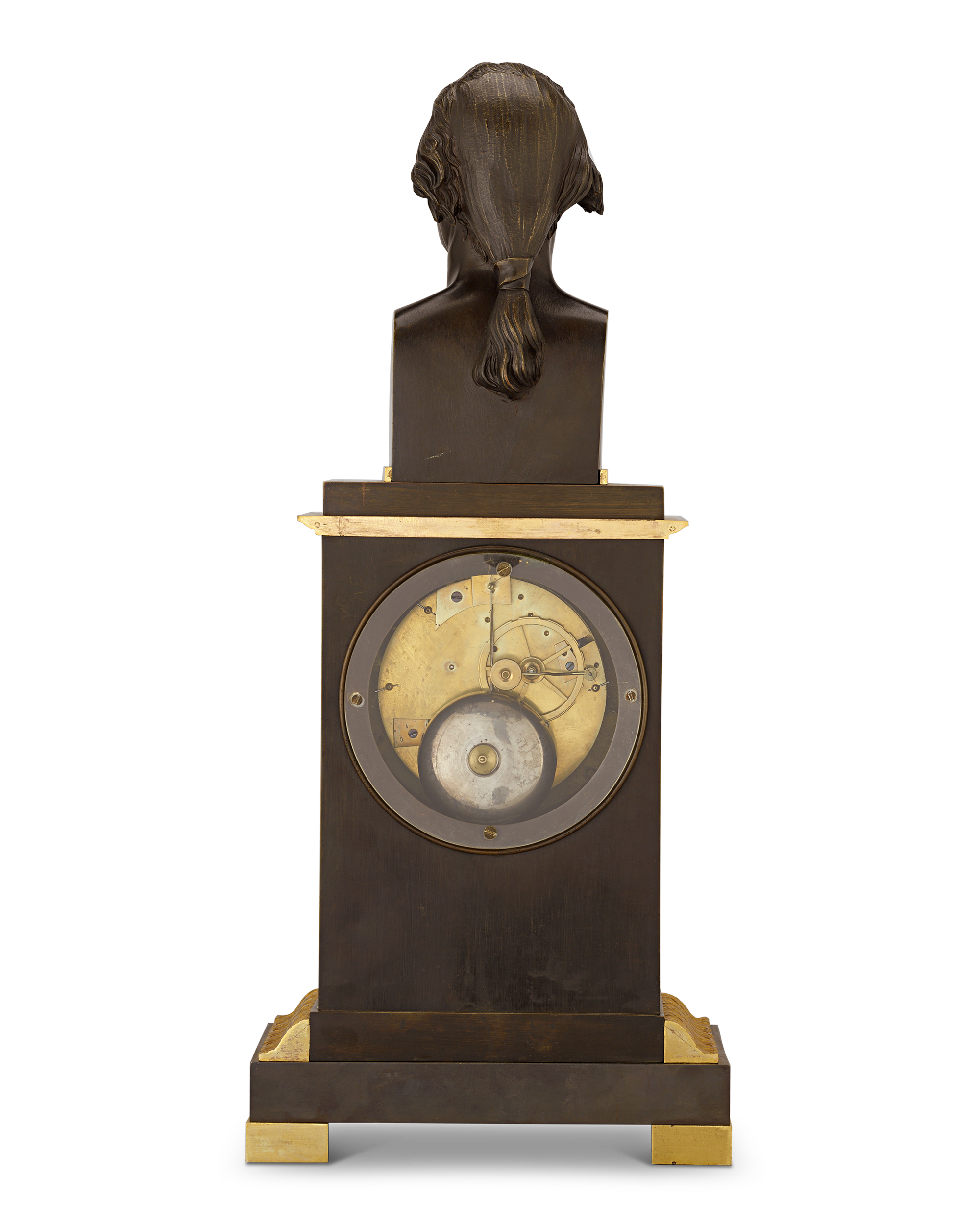 French George Washington Mantel Clock