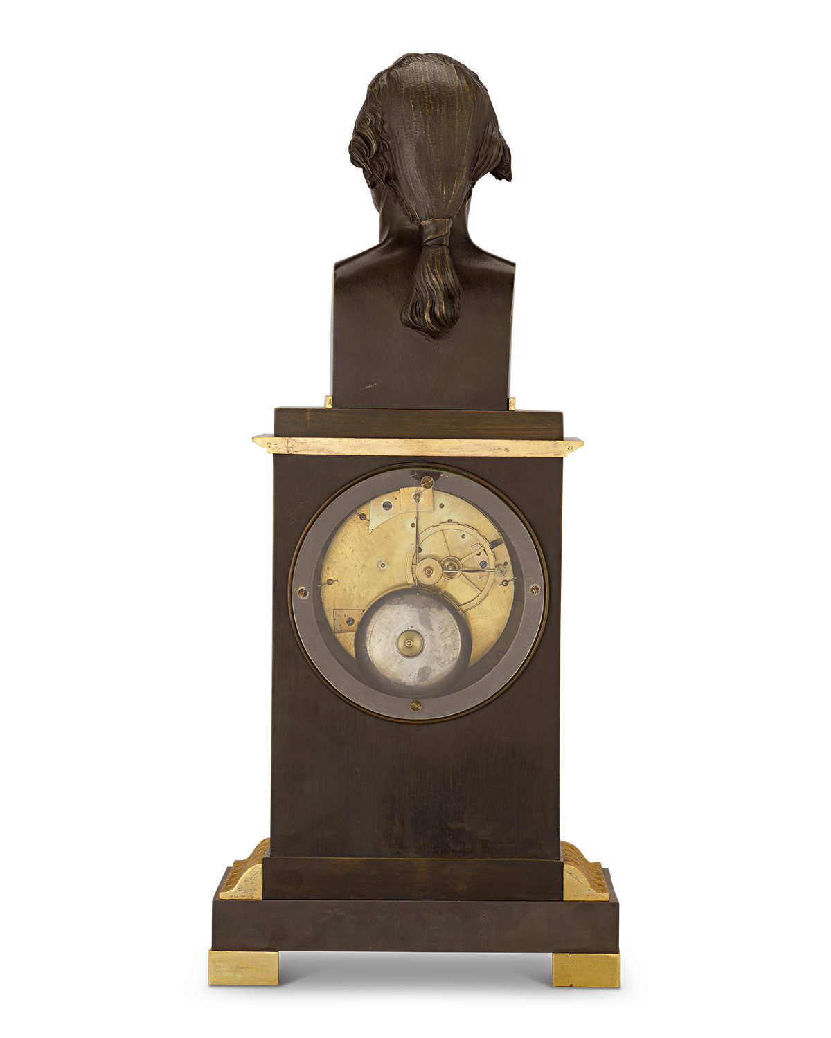French George Washington Mantel Clock