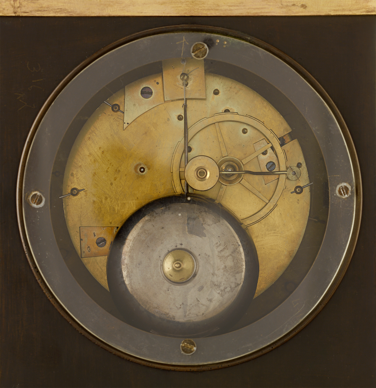 French George Washington Mantel Clock