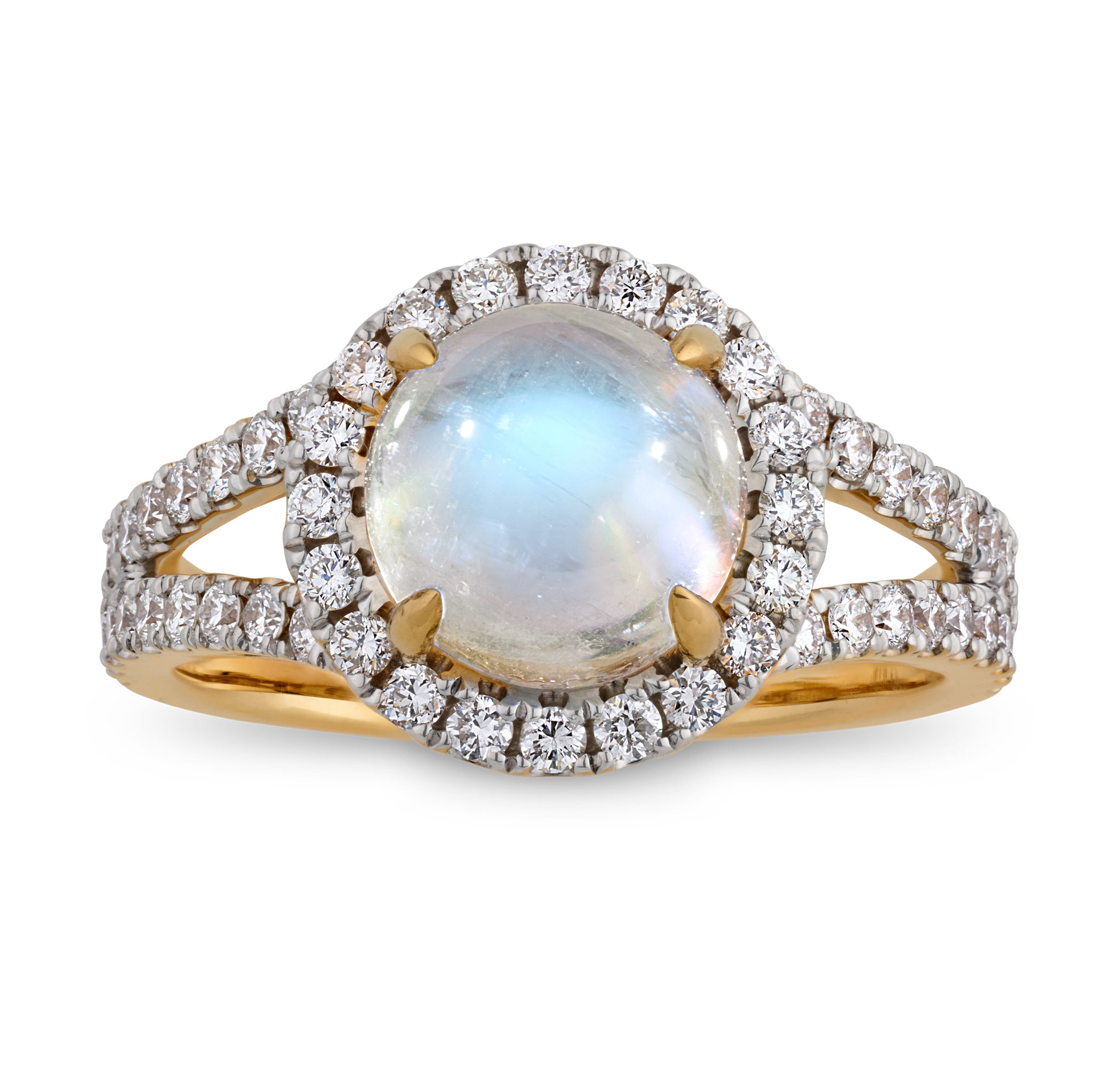 Burma Moonstone Ring, 2.93 carats