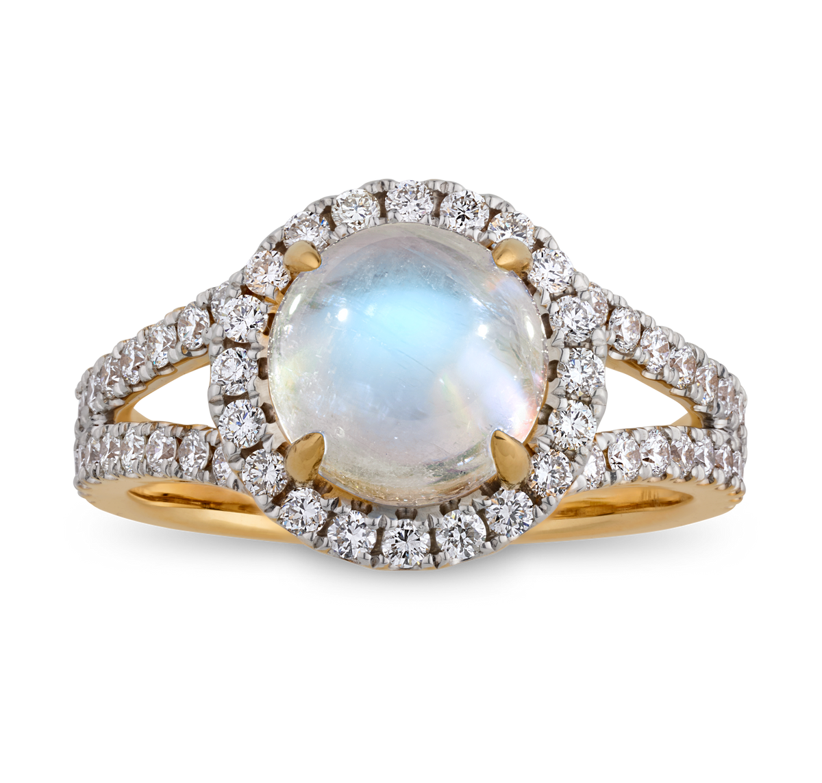 Burma Moonstone Ring, 2.93 carats