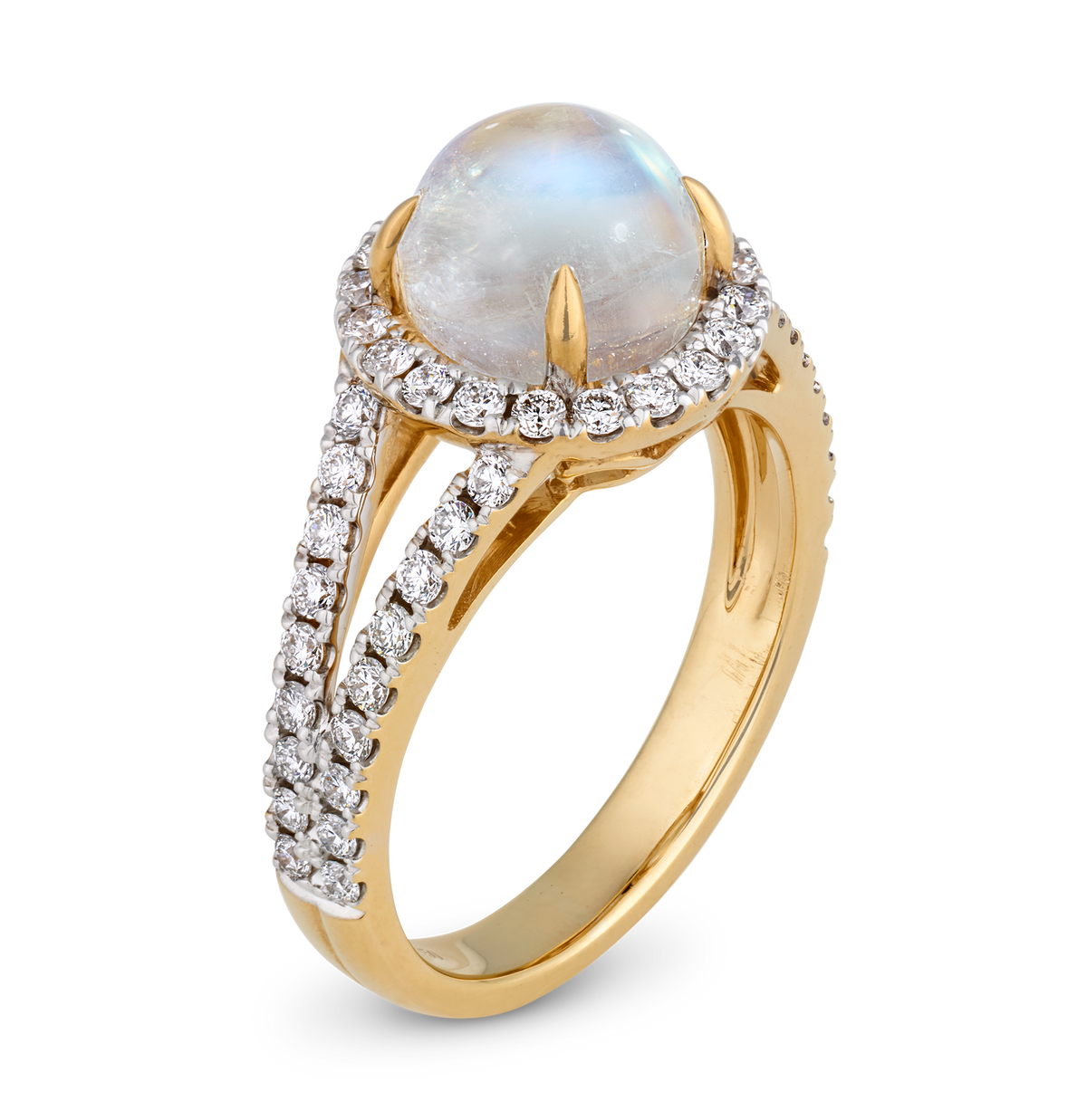 Burma Moonstone Ring, 2.93 carats