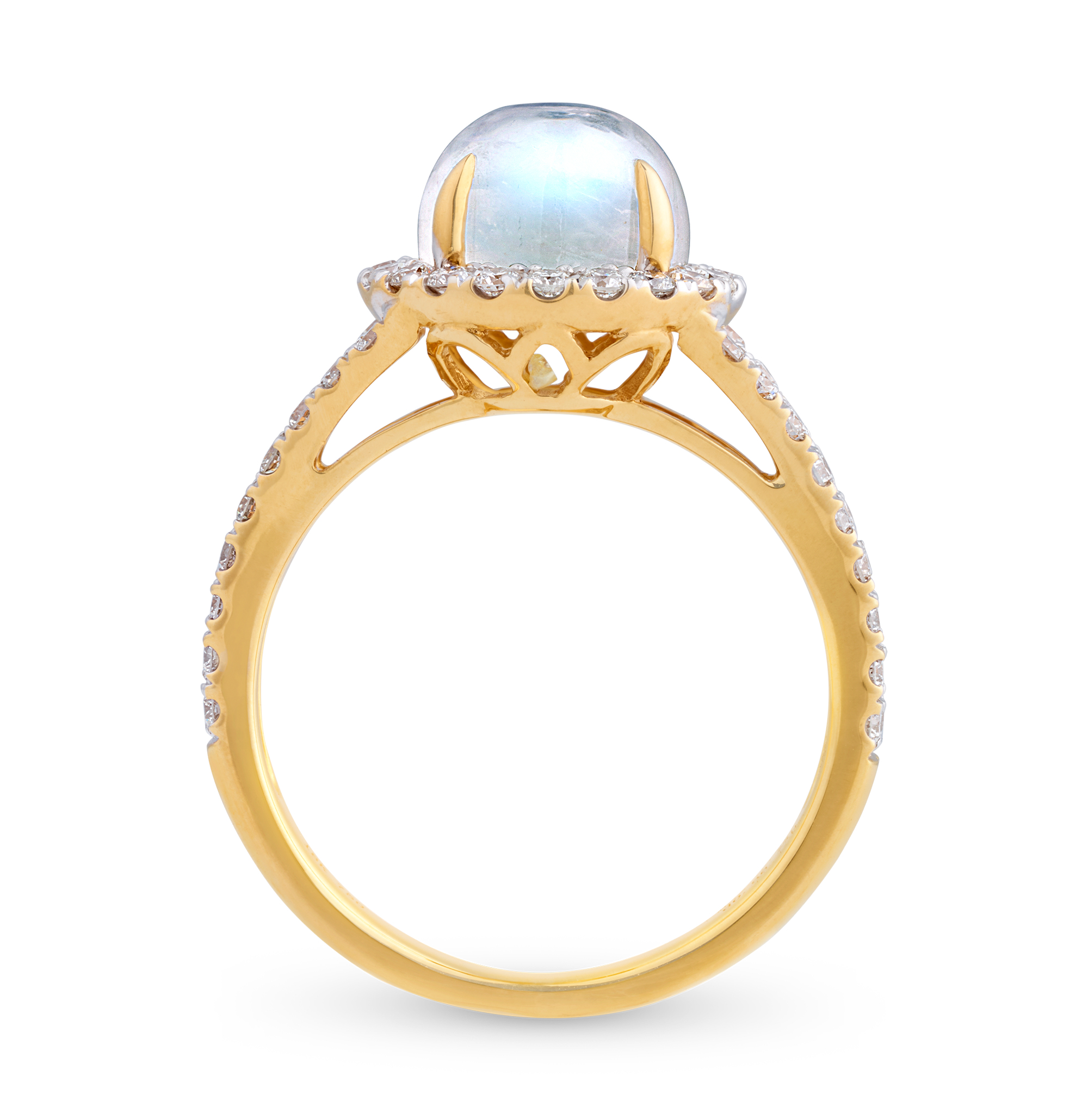 Burma Moonstone Ring, 2.93 carats