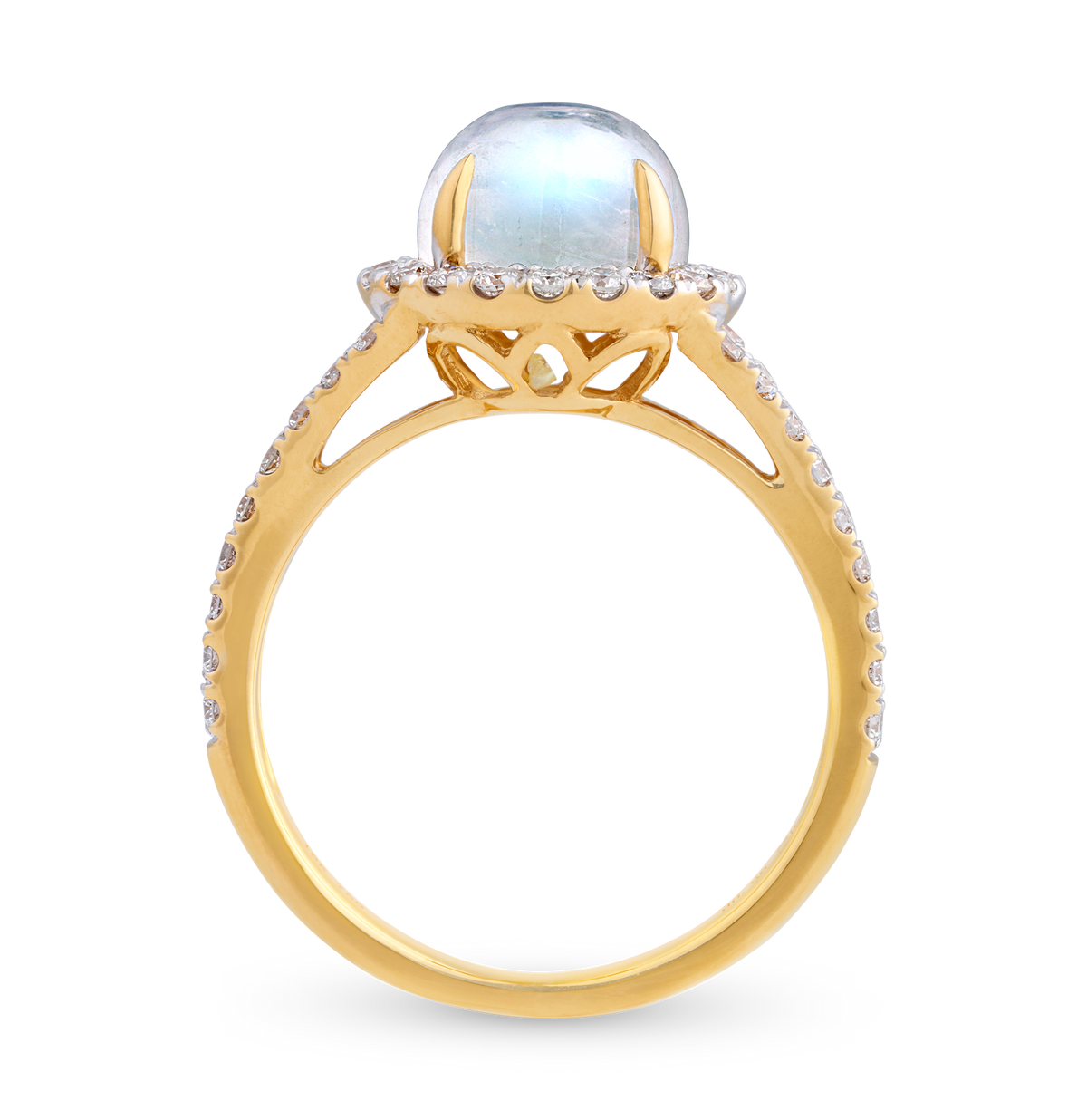 Burma Moonstone Ring, 2.93 carats