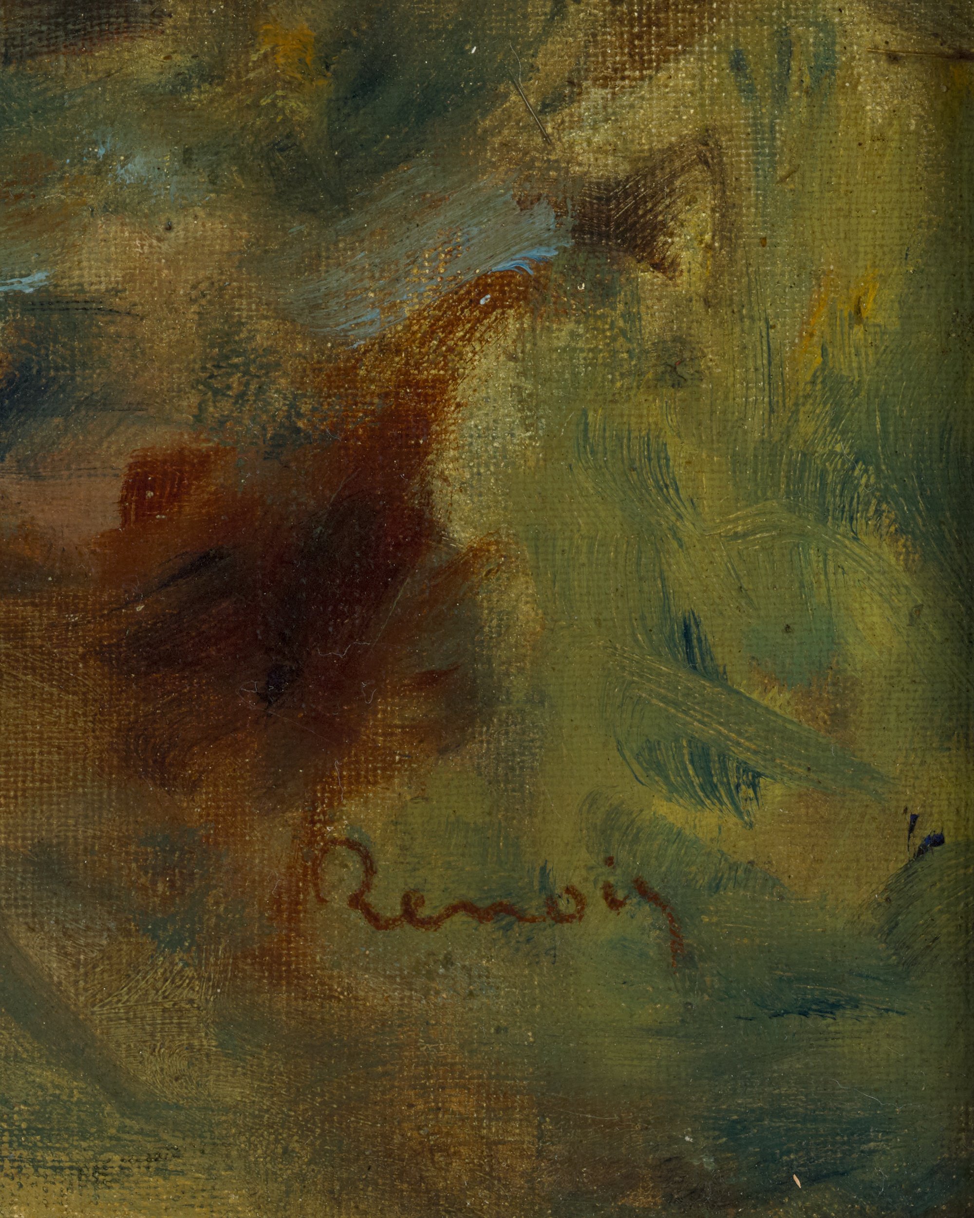 L'église de Varengeville et les falaises by Pierre-Auguste Renoir