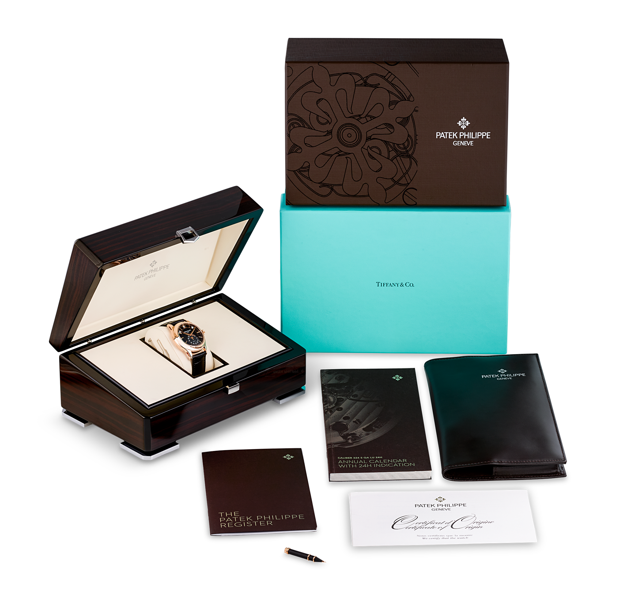 Patek Philippe and Tiffany & Co. Annual Calendar Wristwatch