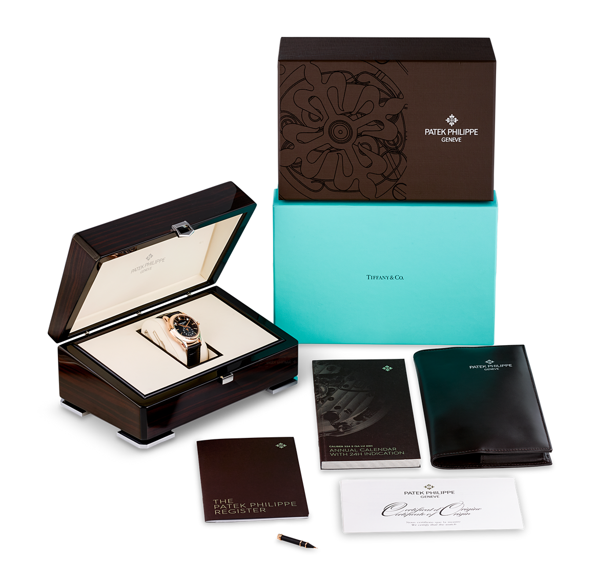 Patek Philippe and Tiffany & Co. Annual Calendar Wristwatch