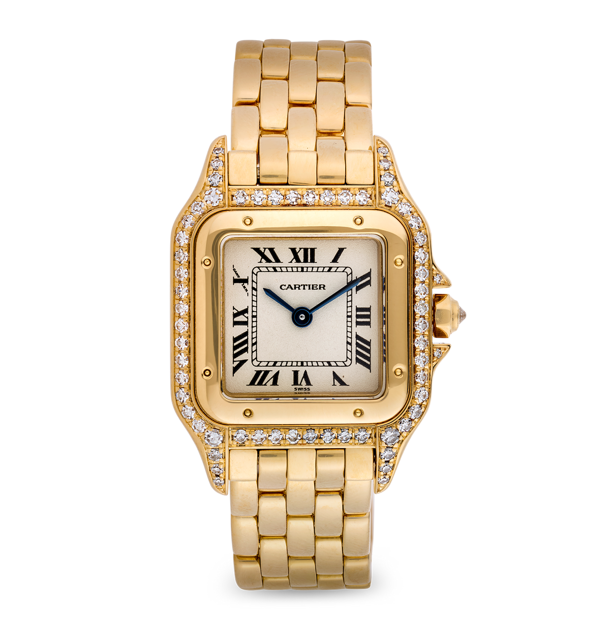 Cartier Panthère Yellow Gold Diamond Wristwatch