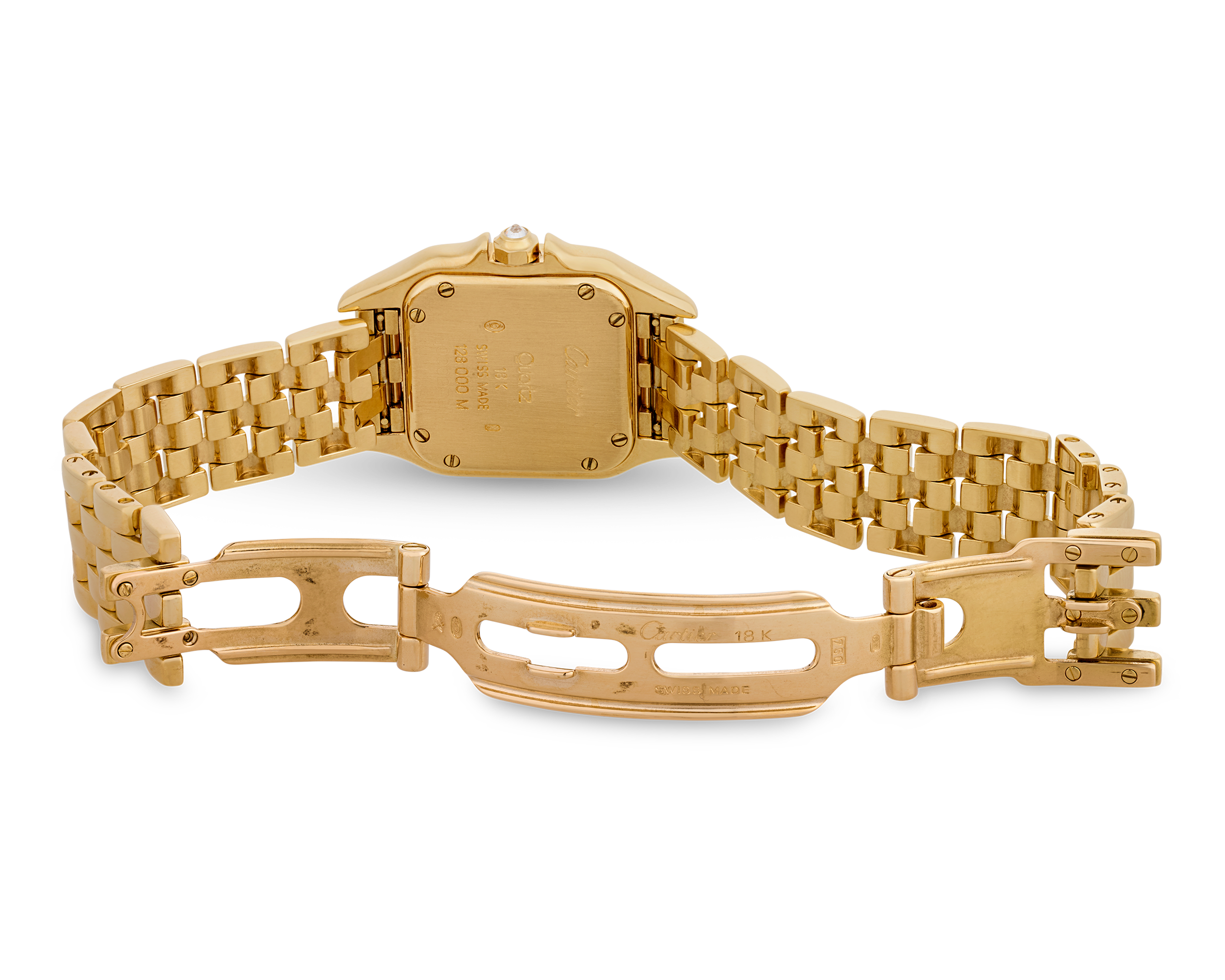 Cartier Panthère Yellow Gold Diamond Wristwatch