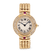 Cartier Vendôme Diamond and Ruby Yellow Gold Wristwatch