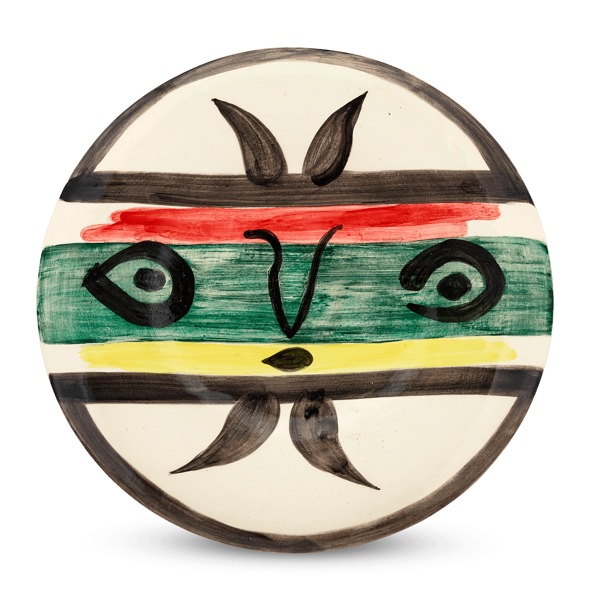 Visage No. 101 Ceramic Plate by Pablo Picasso