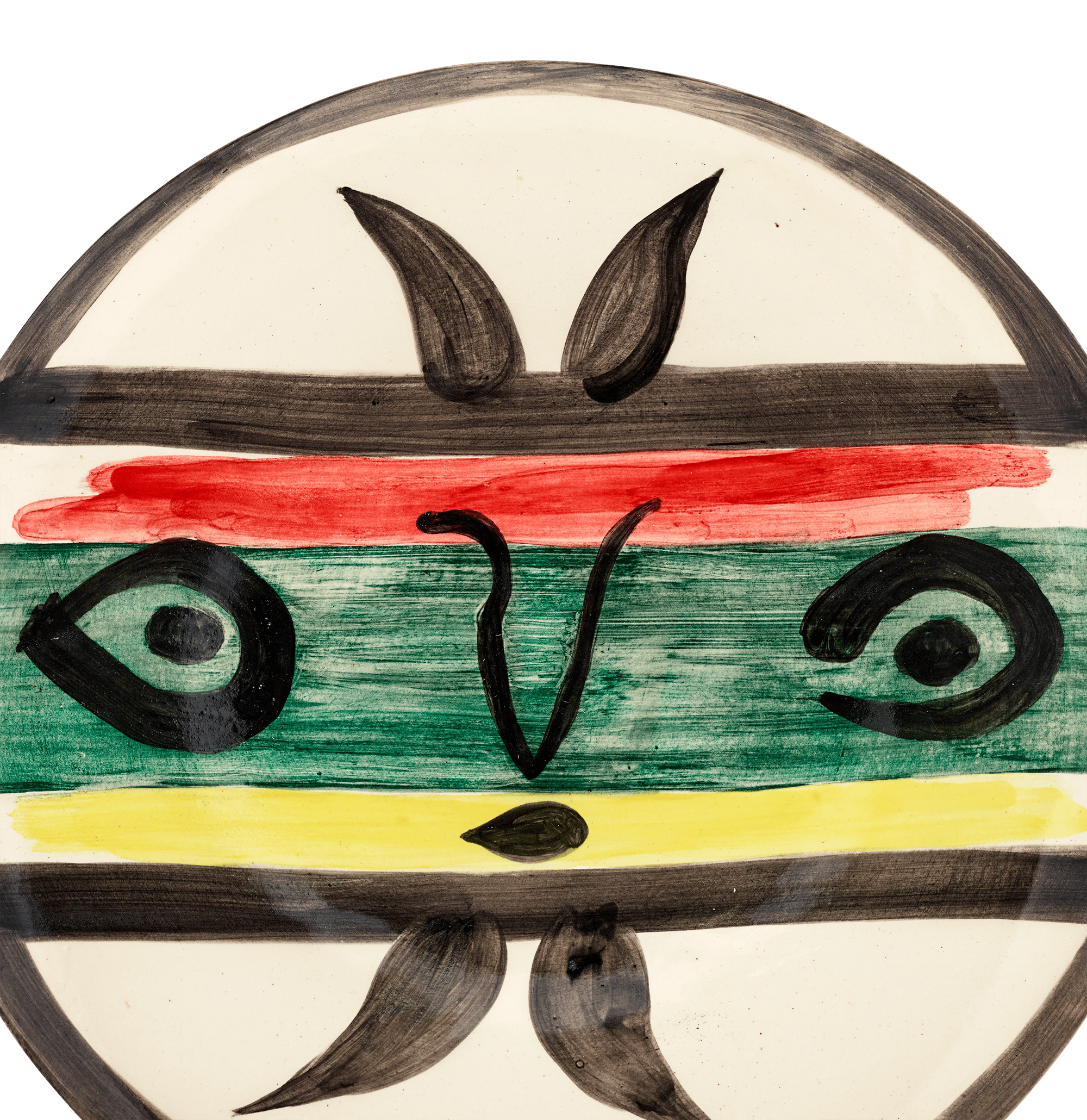 Visage No. 101 Ceramic Plate by Pablo Picasso