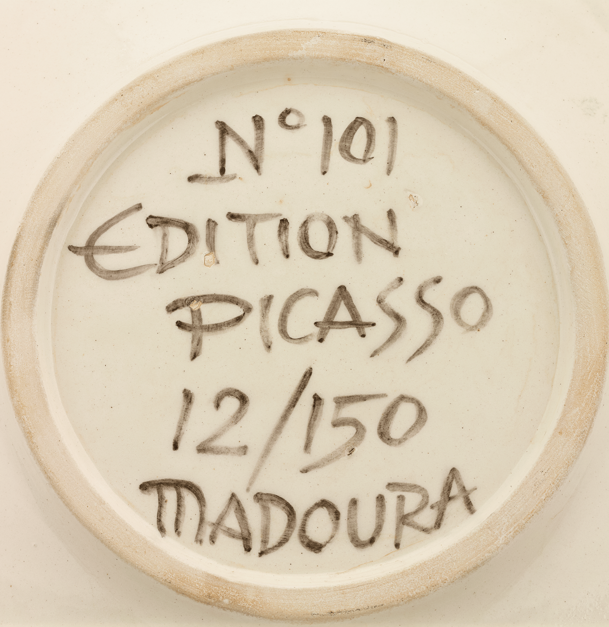 Visage No. 101 Ceramic Plate by Pablo Picasso