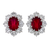Oscar Heyman Ruby Earrings, Untreated, 6.13 Carats