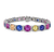 Oscar Heyman Multicolor Sapphire Bracelet, Untreated, 38.96 Carats