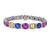 Oscar Heyman Multicolor Sapphire Bracelet, Untreated, 38.96 Carats