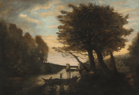 Le Passeur by Jean-Baptiste-Camille Corot