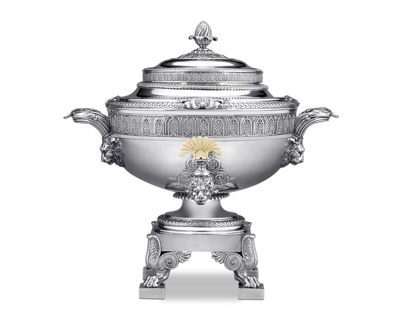 Antique Silver, Paul Storr, Silver Tea Urn Rau