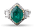 Beaudry Colombian Emerald and Diamond Ring, 4.72 Carats