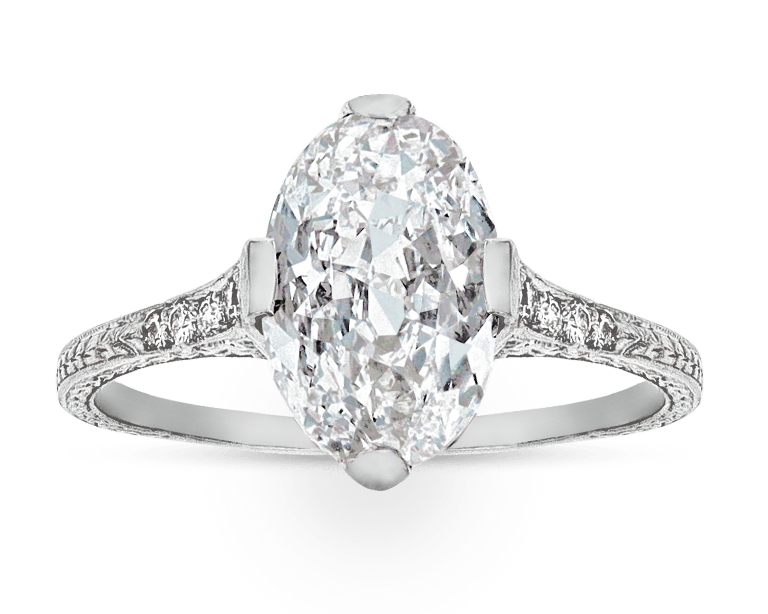 Golconda Diamond Ring, 3.18 Carats