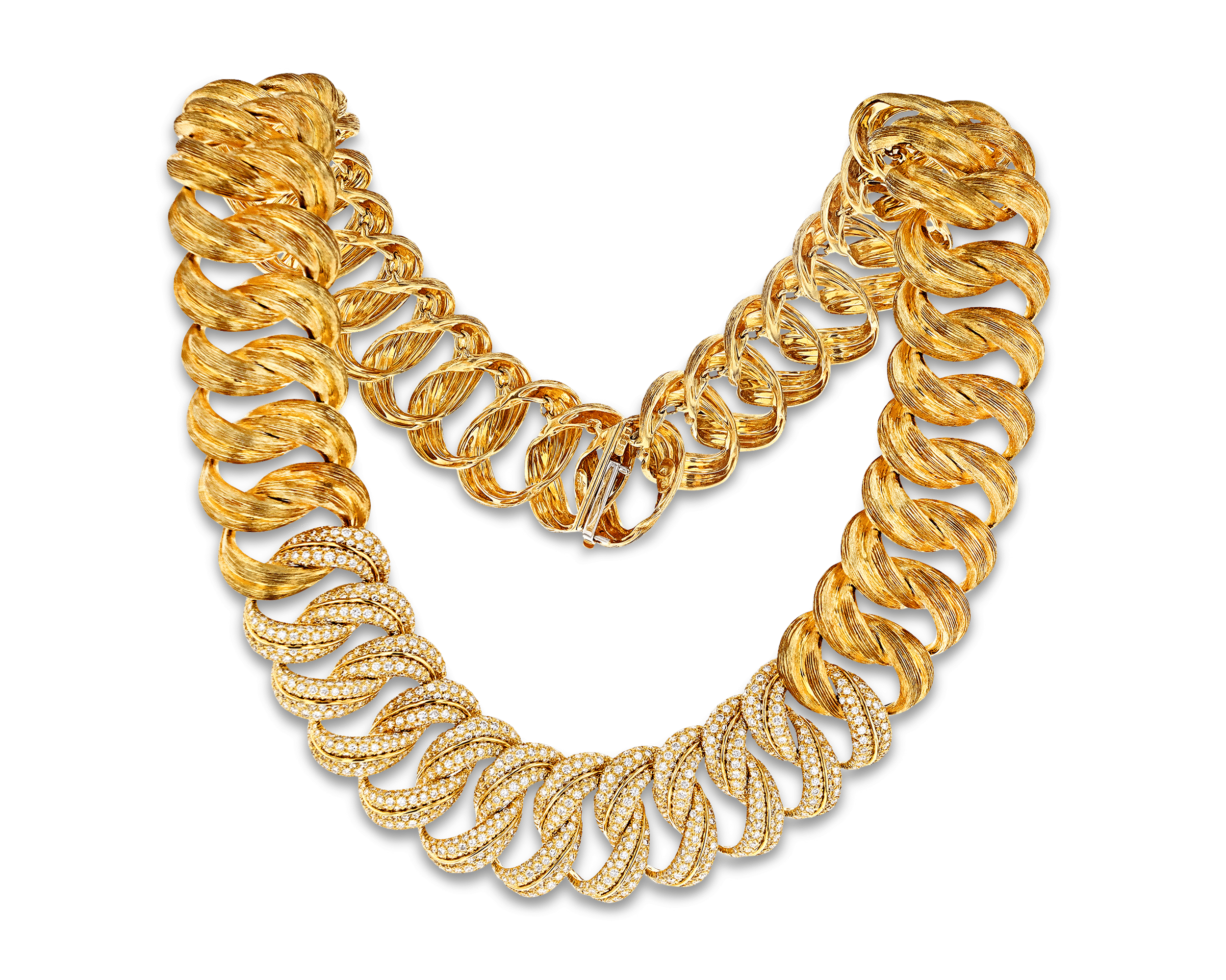 Henry Dunay Gold and Diamond Necklace