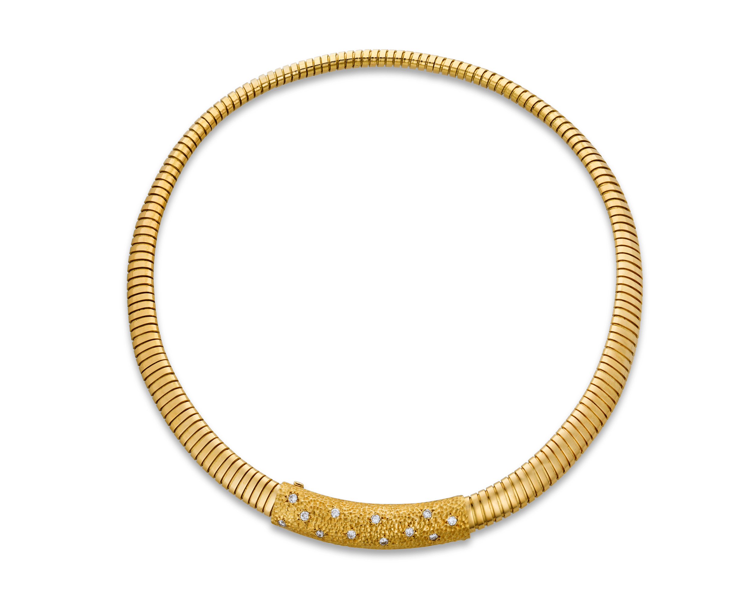Van Cleef & Arpels Tubogas Gold Necklace