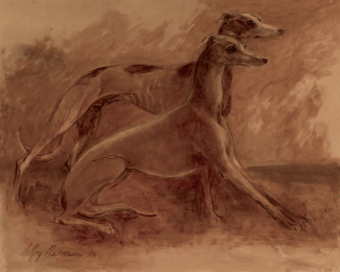 Greyhounds by LeRoy Neiman