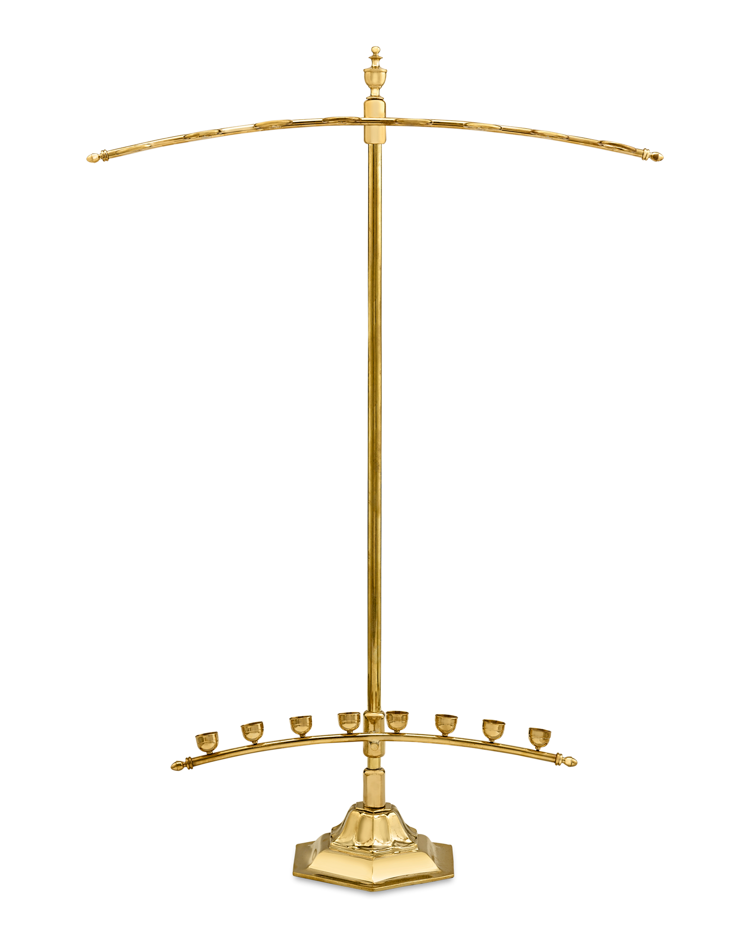 Brass Fan-Shaped Cane Stand