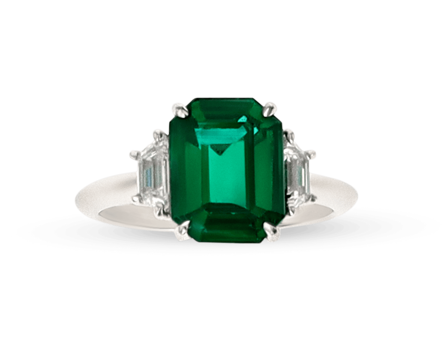 Emerald-Cut Emerald Ring, 3.08 Carats